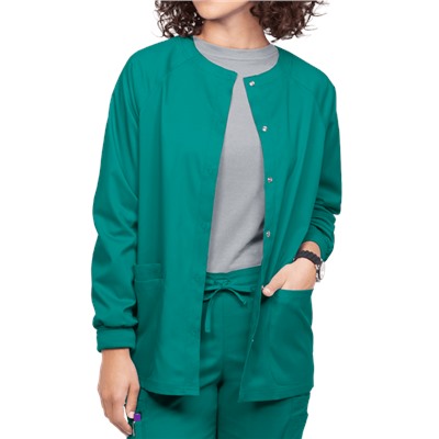 UA Flex2 Long Sleeve Warm Up Scrub Jacket