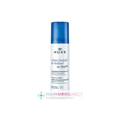Nuxe Crème Fraîche de Beauté en Brume Soin Express Hydratant 24h 50ml
