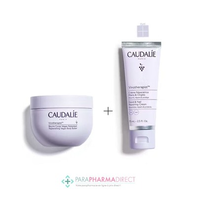 Caudalie Vinotherapist - Coffret Noël Duo Hydratation Corps