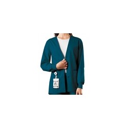 Cherokee Workwear Scrubs V-Neck Cardigan Warm-Up Jacket