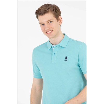 Erkek Mint Basic Polo Yaka Tişört
