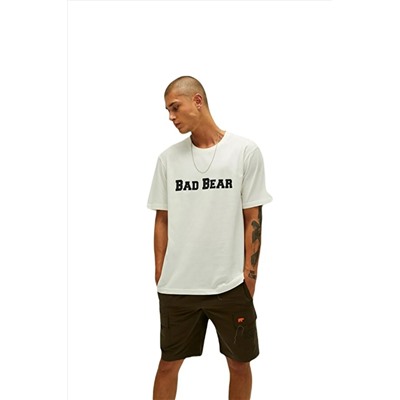 Bad Bear, TİTLE PAMUKLU OVERSİZE ERKEK TİŞÖRT 22.07.07.053
