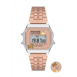 Aqua Di Polo 1987 Unisex Rose Gold Retro Pop Dijital Kol Saati Apwa064502 APWA0645