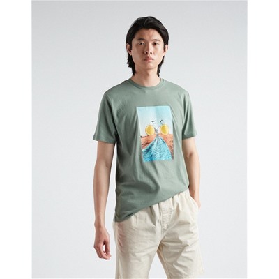 T-shirt, Men, Dark Green