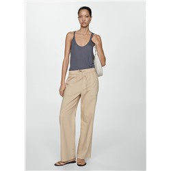 Pantalón algodón cintura elástica