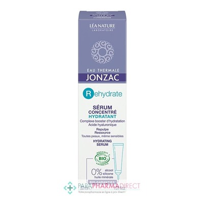Eau Thermale Jonzac - Rehydrate - Sérum Concentré Hydratant BIO 30ml