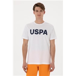 Erkek Regular Fit Bisiklet Yaka Beyaz Basic Tişört