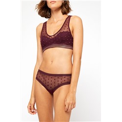 Bralette Unknown Burdeos granate