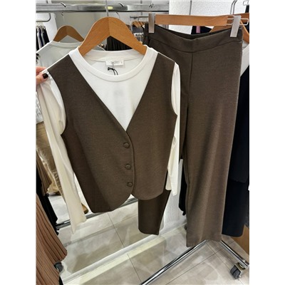 ДВОЙКА В СТИЛЕ ОФИС  ВИСКОЗА +ШЕРСТЬ  PREMIUM    VISCOSE + WOOL