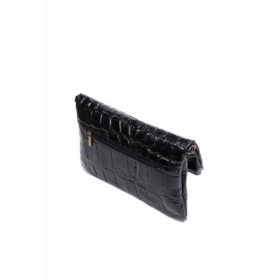 Bandolera de piel Negro