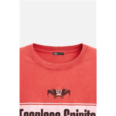 CAMISETA ESTAMPADA CROPPED FIT