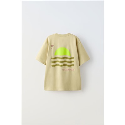 PRINTED EMBROIDERED T-SHIRT