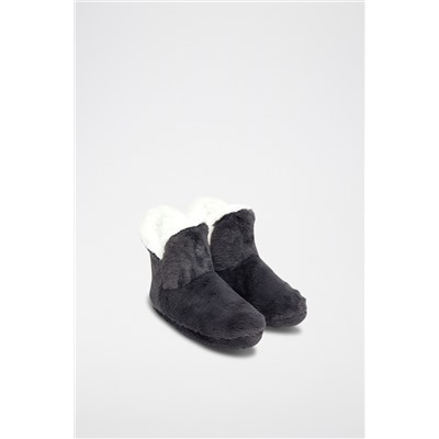 Zapatillas de casa altas forradas Maeve Antracita