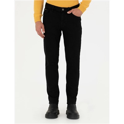 Siyah Slim Fit Jean Pantolon