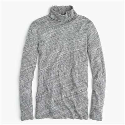 Tissue turtleneck T-shirt