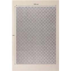 Soie Rölyef Halı - Gri - 200x290 cm
