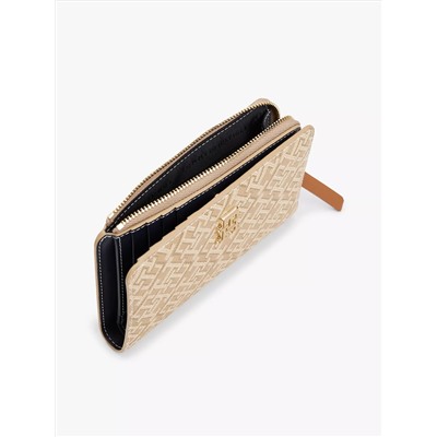 Monogram Snap-Closure Bifold Wallet