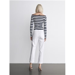Stretch-Jeans im Boyfriend-Fit
