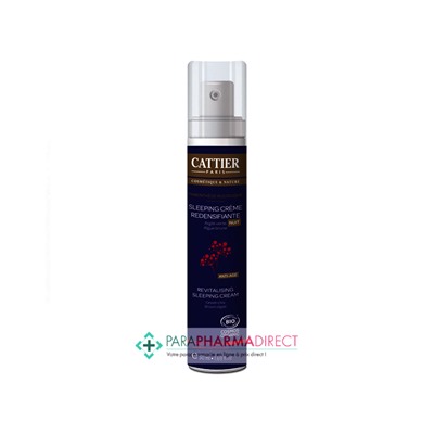 Cattier Sleeping Crème Redensifiante Nuit Anti-Âge BIO 50ml