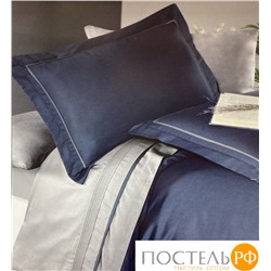 Постельное белье (Сатин де люкс) евро (Serenity Denim/grey)