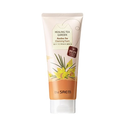 Healing Tea Garden Rooibos Tea Cleansing Foam, Восстанавливающая пенка для умывания с экстрактом чая ройбуш