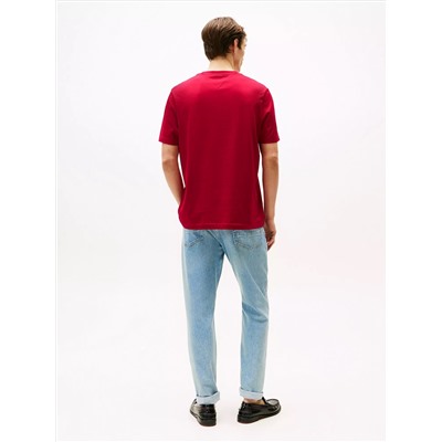 Embroidered Crest Logo T-Shirt