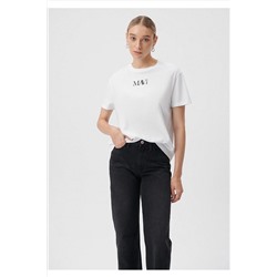 Mavi Logo Baskılı Beyaz Tişört Regular Fit / Normal Kesim 1611594-620