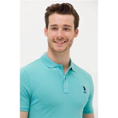 Erkek Mint Basic Polo Yaka Tişört