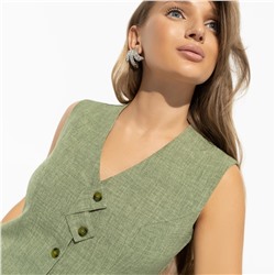 Жилет, Стильная львица (green)