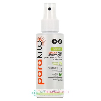 Parakito Spray Famille Anti-Moustiques & Anti-Tiques 75ml