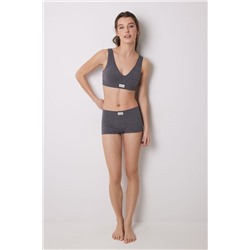 Culotte canalé gris seamless