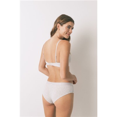Sujetador triangular CHARMING algodón gris