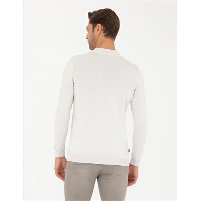 Taş Slim Fit Yarım Balıkçı Yaka Triko Kazak