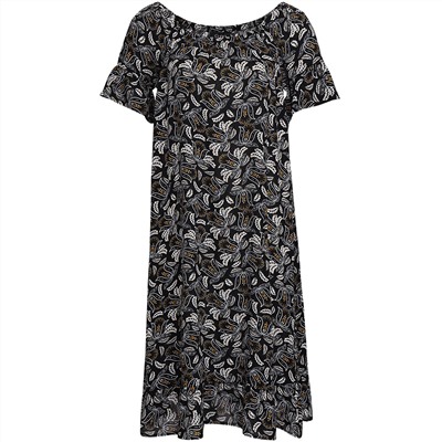 Damen Kleid mit Carmenausschnitt