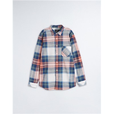 Pocket Plaid Shirt, Men, Multicolour