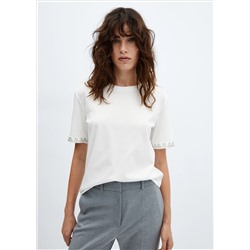 Camiseta aplique cristales