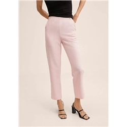 Pantalón crop botones -  Mujer | MANGO OUTLET Melilla