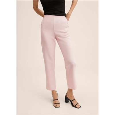 Pantalón crop botones -  Mujer | MANGO OUTLET Melilla