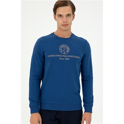 Erkek İndigo Sweatshirt