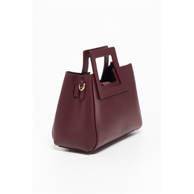 Bolso de piel Jini Maison Héritage - Burdeos