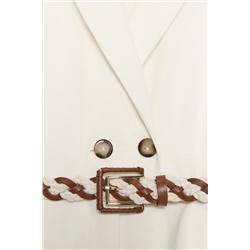 BRAIDED BELT PLAYSUIT