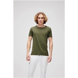 Bad Bear, O-neck T-shirt Haki Yeşil Basic Erkek Tişört