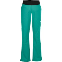 UA Butter-Soft STRETCH Scrubs PETITE Yoga Pant with Knit Waistband