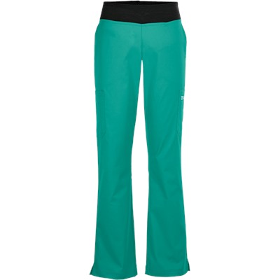 UA Butter-Soft STRETCH Scrubs PETITE Yoga Pant with Knit Waistband