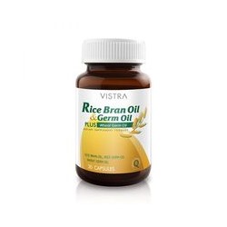 БАД «Масло зародышей риса и пшеницы» от Vistra 40 капсул / Vistra Rice bran and germ oil 40 caps
