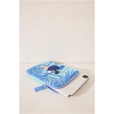 Funda iPad neopreno azul Mafalda