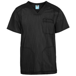 Dickies Advance Men's Two-toned Twist V-Neck Scrub Top