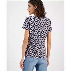Tommy Hilfiger Women's Heartlock V-Neck Short-Sleeve T-Shirt