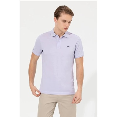 U.S. Polo Assn. Erkek Lila T-shirt Basic G081SZ011.000.1421237.VR034