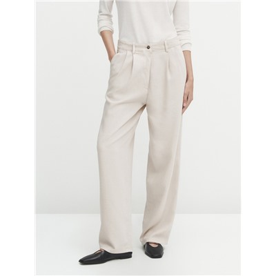 Pantalón lyocell loose fit